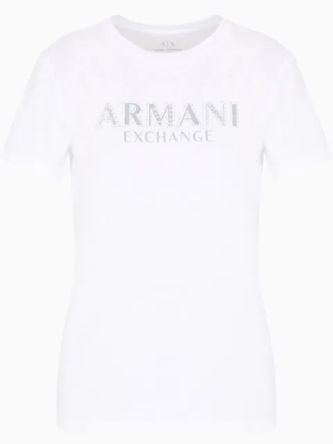 Armani Exchange logo-embellished T-shirt White XW000387AF10354