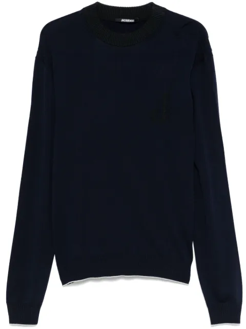 Jacquemus Le Maille sweater Blue 255KN5392431380