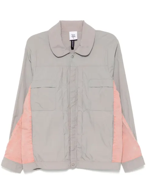 Stain Shade panelled windbreaker Grey 196