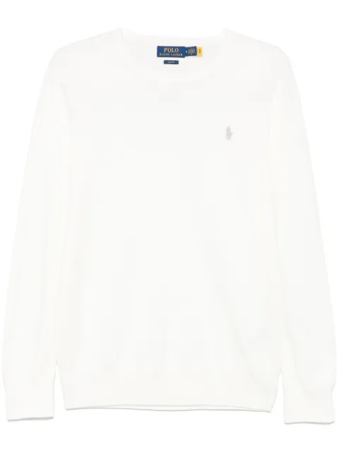 Polo Ralph Lauren logo sweatshirt White 710890558506