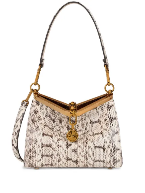ETRO small elaphe leather Vela bag White WP1B0001AP312