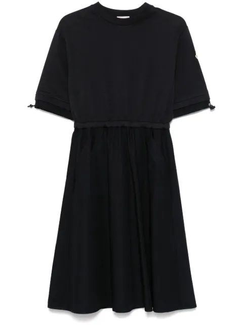 Moncler cotton midi dress Blue K10938I0000989A1K