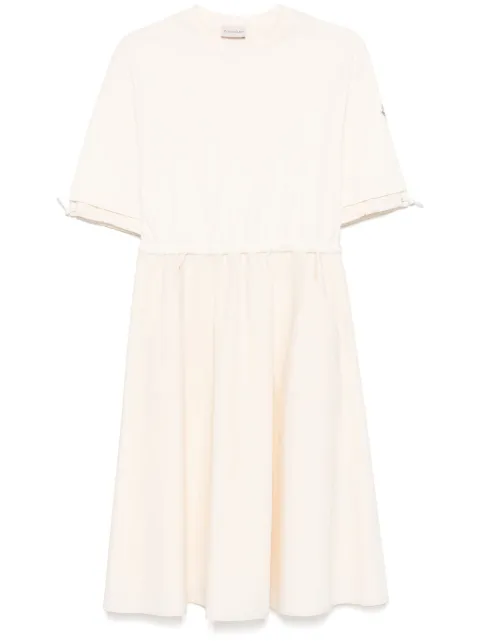 Moncler cotton midi dress Neutrals K10938I0000989A1K