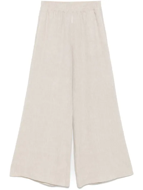 Fabiana Filippi linen trousers Neutrals PAD275F291D8350000