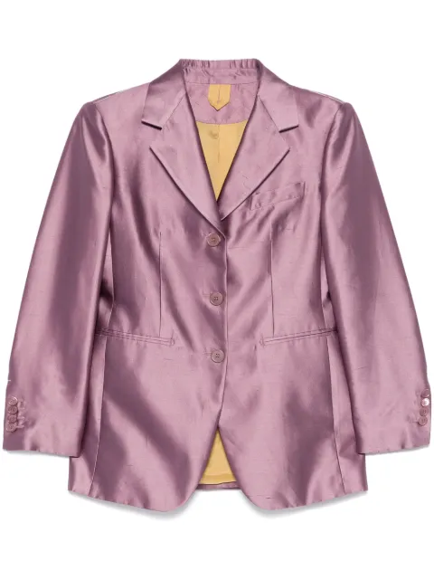 Max Mara metallic-effect blazer Purple 2511041141600