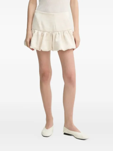 HERSKIND bubble-hem mini skirt Neutrals 54591