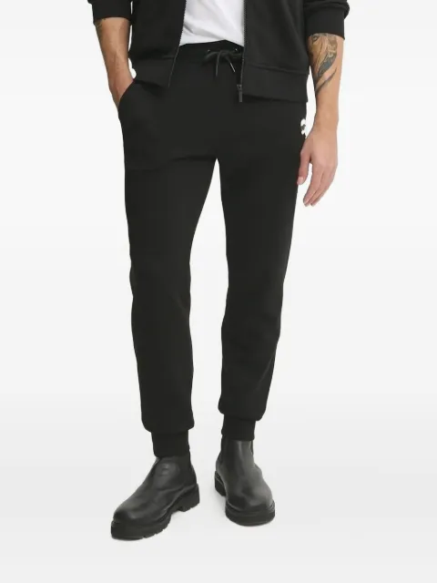 Karl Lagerfeld logo-embossed track pants Black 500900705