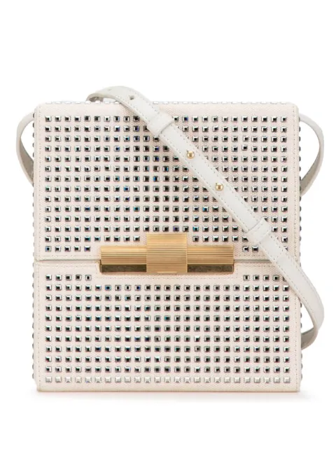 Bottega Veneta Pre-Owned 2000-2024 Crystal Embellished Canvas Daisey crossbody bag Brown DVTDQ6OOR8SQ7NUE