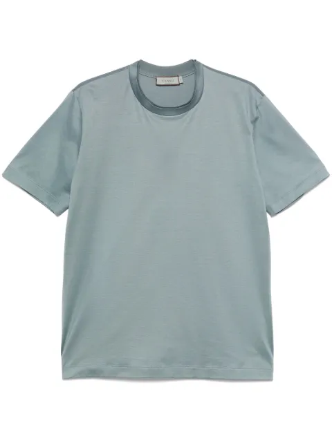 Canali cotton T-shirt Blue T0356MJ00002