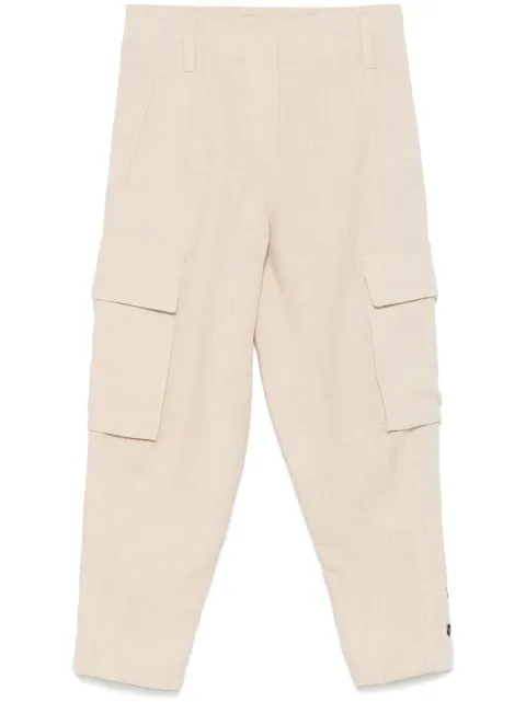 Brunello Cucinelli linen trousers Neutrals ML146P8925C010