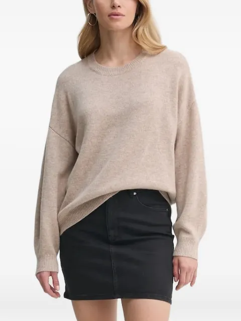 Gestuz balloon-sleeve cashmere sweater Neutrals 10909852