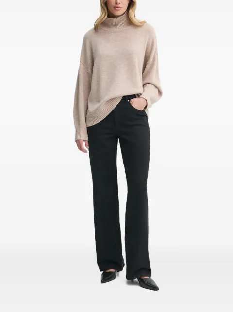 Gestuz turtleneck balloon-sleeve sweater Neutrals 10909851