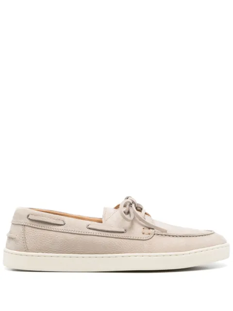 Henderson Baracco suede boat shoes Neutrals YACHTN40