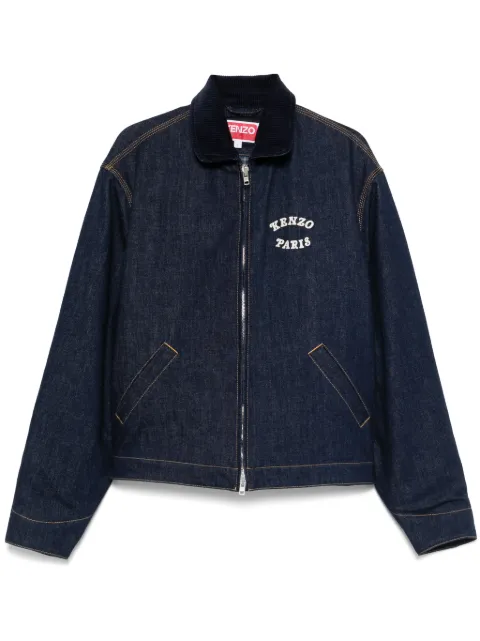 Kenzo Verdy Market denim jacket Blue FF55DV1136B1