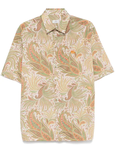 ETRO paisley-print shirt Green MRIC001199SA5F1