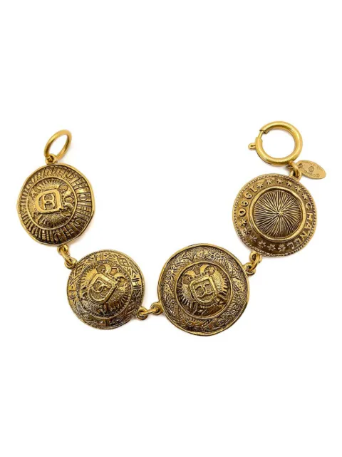 CHANEL Pre-Owned 1990s Starburst Medallion bracelet Gold CHANELSTBURSTBLT