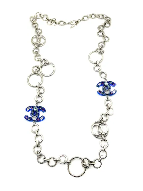 CHANEL Pre-Owned 2018s Sautoir necklace Silver CHANELBLUCCSAUTNKL