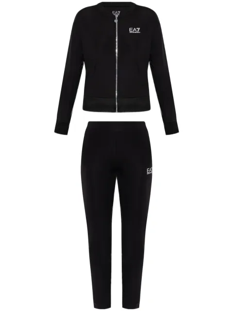 Ea7 Emporio Armani logo-print tracksuit Black 8NTV60TJFQZ