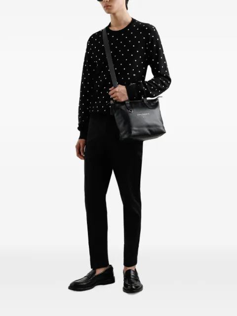 Dolce & Gabbana small logo-print tote bag Black BM2384A6E48