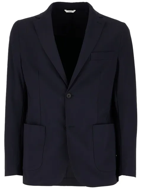 Cruna single-breasted blazer Blue TRIBECA0001