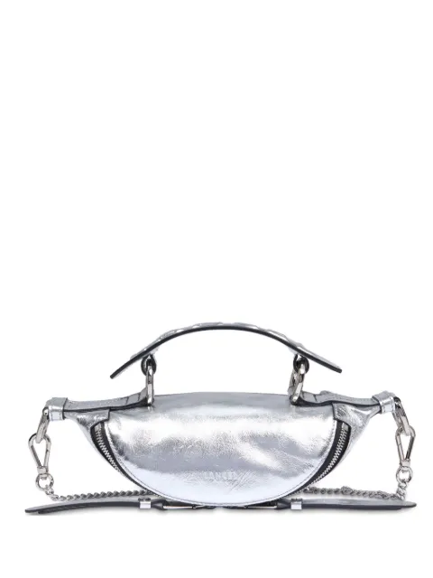 Lancel Origami Mini Zip crossbody bag Silver A1330502TU