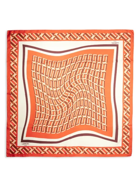 Lancel Monogramme scarf Orange A13497QJTU