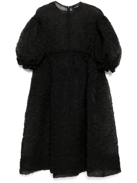 Simone Rocha ruffle detail smock dress Black 74031215BLACK