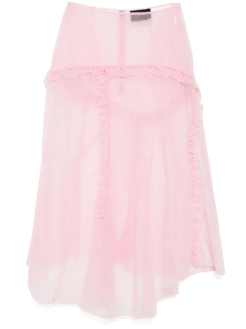 Simone Rocha ruffle-details skirt Pink 31520069PINK