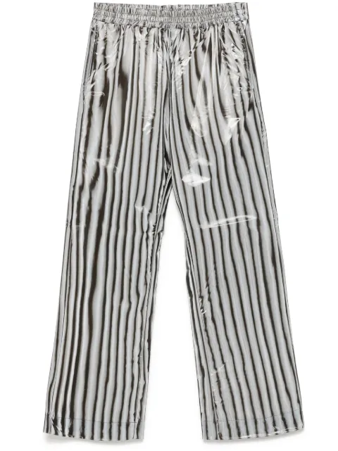 Walter Van Beirendonck straight-leg trousers Silver 2009CC22