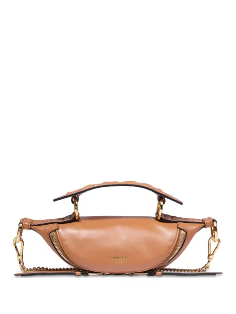 Lancel Origami Mini Zip crossbody bag Brown A1252620TU