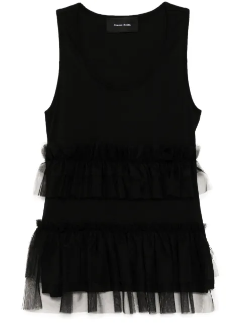 Simone Rocha sleeveless tank top Black 53520553BLACK