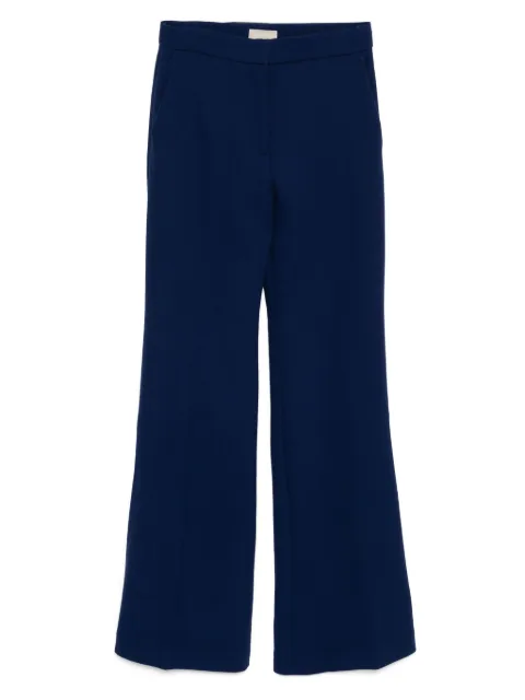 Elie Saab Side Slit Flared pants Blue P0084NR25WO001