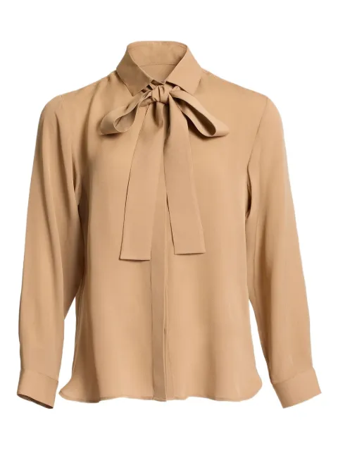 Elie Saab silk shirt Neutrals SH000NR25SI001