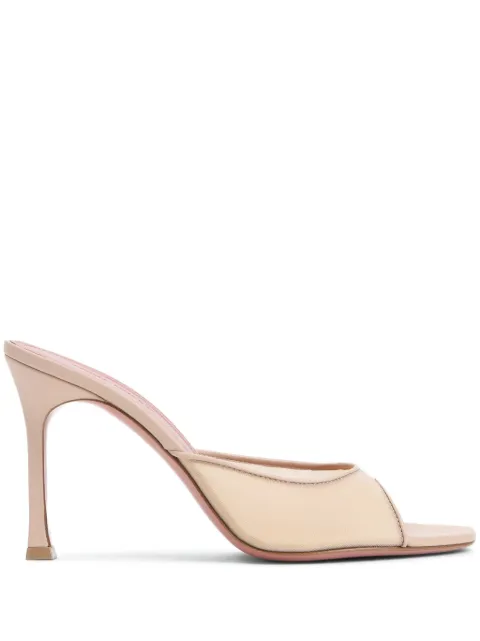 Amina Muaddi 95mm Alexa sandals Neutrals 13S362759ALE