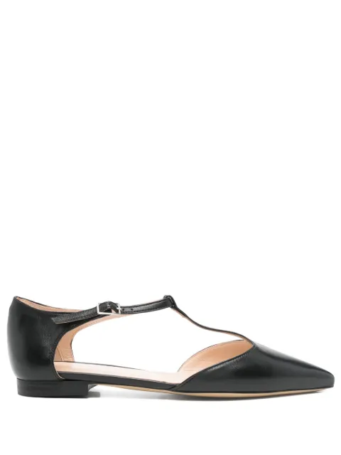 P.A.R.O.S.H. leather ballet flats Black D070261CELSHOE