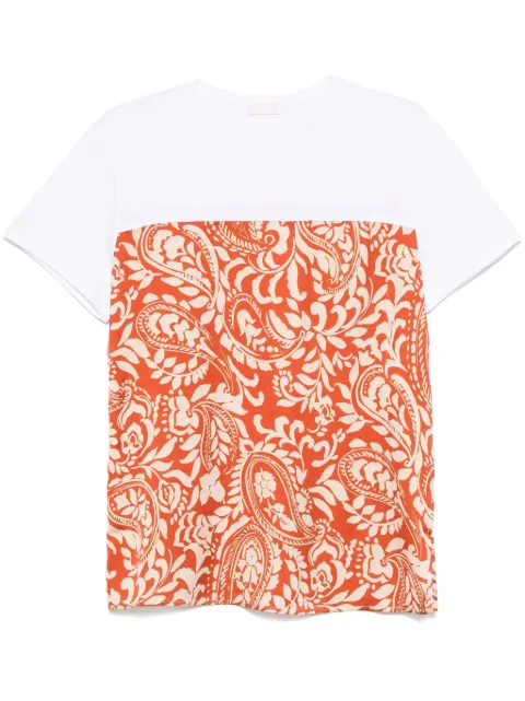 LIU JO paisley-print T-shirt White WA5155J6308