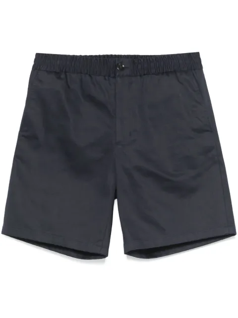 AMI Paris cotton chino shorts Blue HSO303CO0103