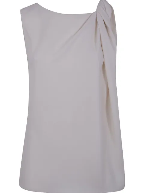 P.A.R.O.S.H. ruched-detailing top Neutrals D313060PANTY25