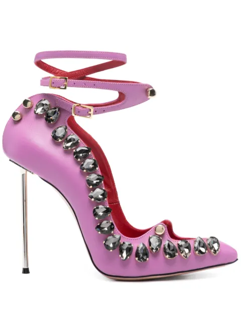 HARDOT 110mm Harlot Diamond pumps Purple HCHRDM12L