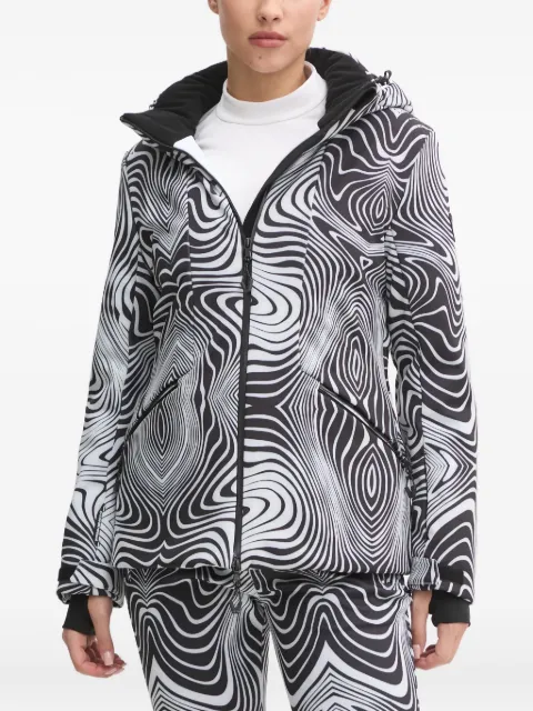 Ea7 Emporio Armani printed ski jacket Black TN8HZ6DTG04