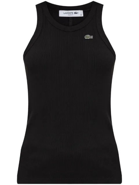 Lacoste cotton tank top Black TF5388
