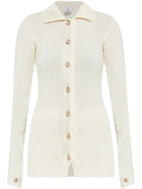 Casablanca textured shirt White WPS25KW854