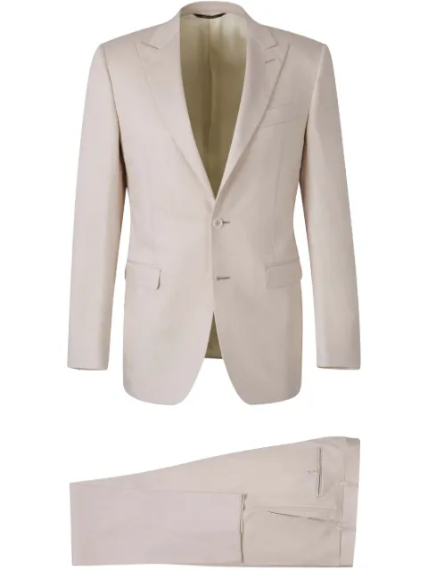 Canali three-piece suit Neutrals 1922793L5AV04338