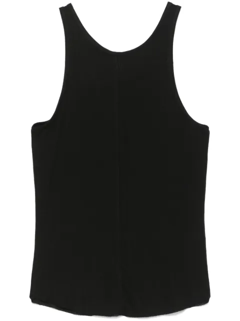 Thom Krom fine-ribbed tank top Black WTS560