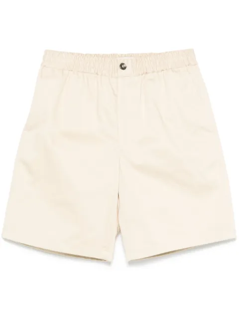AMI Paris cotton chino shorts Neutrals HSO303CO0103