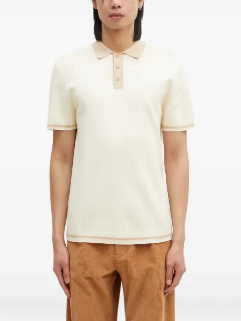 Filling Pieces knitted polo shirt Neutrals 80713666003