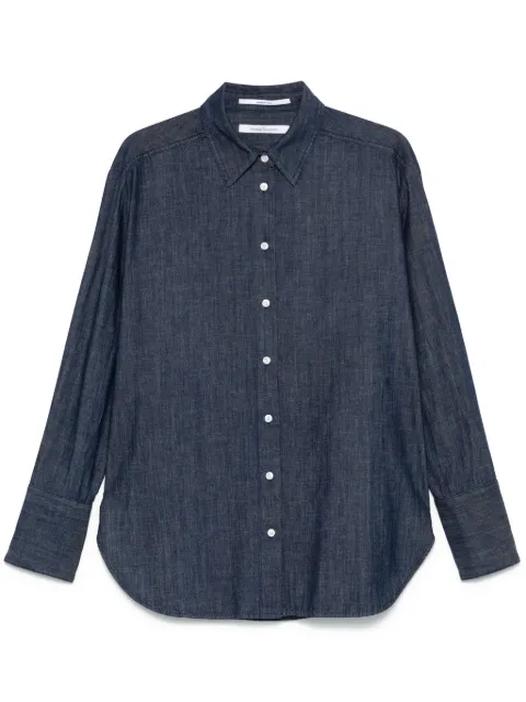 Another Tomorrow chambray shirt Blue A424BL085CO