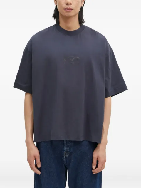 VETEMENTS logo-embroidered T-shirt Blue UA66TR600N