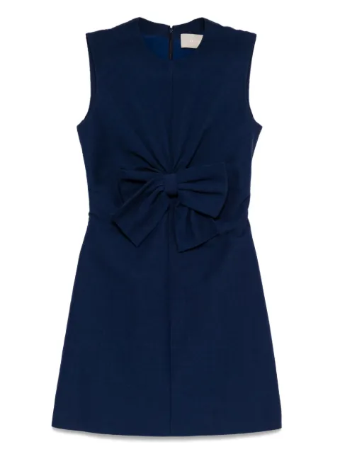 Elie Saab bow detail dress Blue D0537NR25OT001