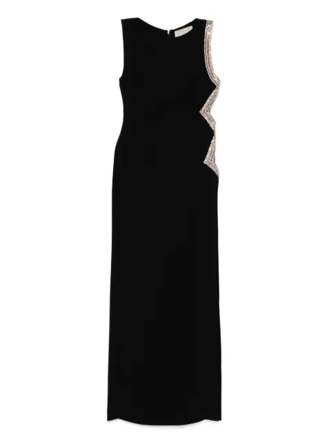 Elie Saab crystal-embellished dress Black D0549ER25CD008